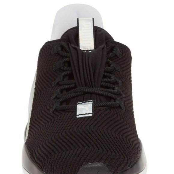 PUMA New Women's Mode XT Iridescent TZ Hybrid Training Shoes Sneaker Black White - Picture 4 of 16